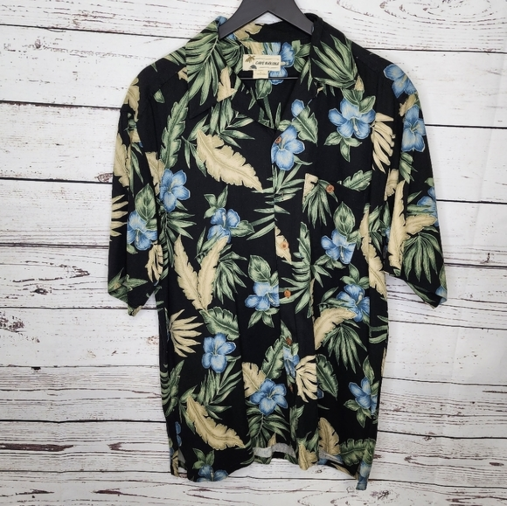 Cafe Havana Silk‎ Hawaiian Shirt